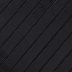 vidaXL Χαλί Ορθογώνιο Μαύρο 70 x 300 εκ. Μπαμπού