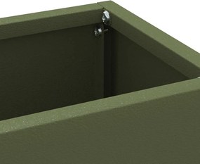 vidaXL Βάση ομπρέλας βροχής Λαδί 28 x 12 x 41 εκ Ατσάλι