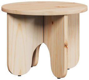 vidaXL Σετ Τραπεζιού Για Καφέ 2 pcs Φυσικό 39.5 x 39.5 x 30 εκ.