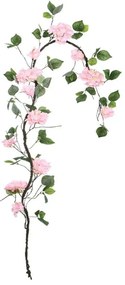 Τεχνητή Γιρλάντα Ορτανσία 00-40006-2 240cm Green-Pink Marhome Συνθετικό Υλικό