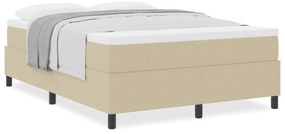 vidaXL Κρεβάτι Box Spring με Στρώμα σε Ανοιχτό Πράσινο και Γκρι, 140 x 200 εκ., βελουτέ ύφασμα