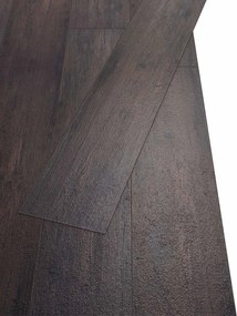 vidaXL Πλάκες Δαπέδου 18 pcs Σκούρο Γκρι 5,26 τ.μ. PVC