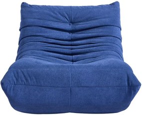 Compressed Nextdeco πολυθρόνα Togo μπλε Υ70x85x103εκ.