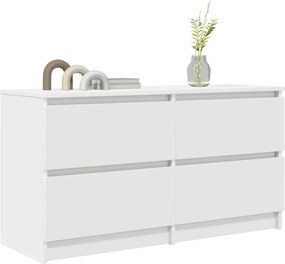 vidaXL Έπιπλο Τηλεόρασης Λευκό 100x35x54 εκ. Επεξεργασμένο Ξύλο