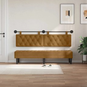 vidaXL Κρεμαστό Κεφαλάρι Καφέ Βελούδο