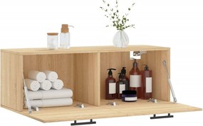 vidaXL Ντουλάπι Τοίχου Sonoma Δρυς 100 x 36,5 x 35 εκ. Επεξεργ. Ξύλο