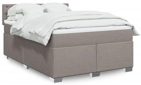 ΚΡΕΒΑΤΙ BOXSPRING ΜΕ ΣΤΡΩΜΑ TAUPE 140X200 ΕΚ. ΥΦΑΣΜΑΤΙΝΟ 3288229