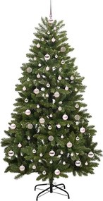vidaXL Τεχνητό Χριστουγεννιάτικο Δέντρο 210 cm 300 LED Θερμό λευκό