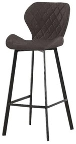 Σκαμπό Martin 43.1357 46,5Χ48,5Χ73/79/105cm Black Metal, Fabric