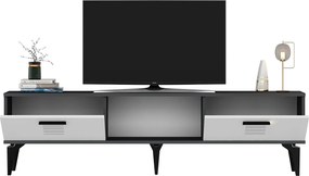 TV Stand Asimo - Anthracite, White Anthracite
White