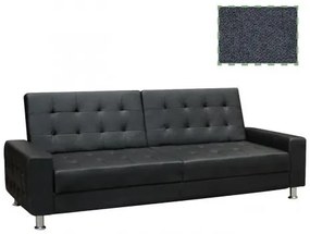 MOBY Καναπές/Κρεβάτι Ύφασμα Σκούρο Γκρι 217x80x81(Κρεβάτι110x185x40)cm Ε9569,7