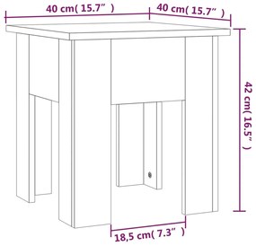 ΤΡΑΠΕΖΑΚΙ ΣΑΛΟΝΙΟΥ ΚΑΠΝΙΣΤΗ ΔΡΥΣ 40 X 40 X 42 ΕΚ. ΜΟΡΙΟΣΑΝΙΔΑ 813071