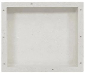vidaXL Ράφι Ντουζιέρας Λευκό Ματ 41 x 36 x 10 εκ.