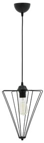 Φωτιστικό οροφής μονόφωτο Saway pakoworld E27 μαύρο 30x30x80εκ