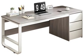 Intrahome Γραφείο Salto Intrahome με συρταριέρα-MDF γκρι-λευκό 120x48x74εκ | SKU: INTRAPA-183111188