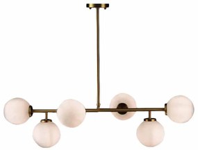 Φωτιστικό Οροφής Πολύφωτο Aca Thetis V360506P Brass