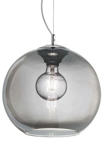 Φωτιστικό Οροφής Nemo 094229 40x43/252cm 1xE27 60W Smoke Ideal Lux