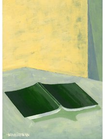 Πόστερ The Book Πράσινο Κίτρινο 50 x 70 cm THE POSTER CLUB