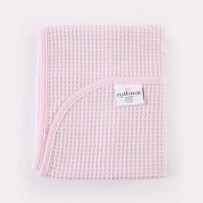 Κουβέρτα Πικέ Αγκαλιάς (80x90) Rythmos Sweety Pink