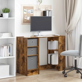 vidaXL Γραφείο Καπνιστό Δρύς 100 x 40 x 75 cm Επεξεργασμένο Ξύλο