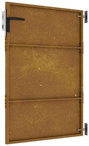 vidaXL Πόρτα Κήπου 85x125 εκ. από Ατσάλι Corten