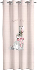 Παιδική Κουρτίνα (160x240) Με Τρουκς Saint Clair Lapin Pink