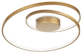 Φωτιστικό Οροφής-Πλαφονιέρα Oz 269429 60x18cm LED 49W 3000K Gold Ideal Lux
