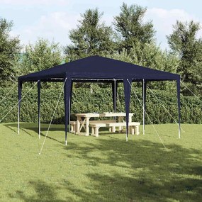 vidaXL Σκηνή Πάρτυ Μπλε, Λευκό 400 x 400 x 266 εκ Πολυεστέρας, Χάλυβας