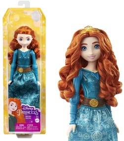 Κούκλα Πριγκίπισσα Μέριντα Με Ρούχα &amp; Αξεσουάρ Disney HLW13 Petrol Mattel