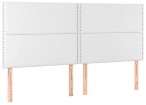Κεφαλάρι Κρεβατιού LED Λευκό 180x5x118/128 εκ 3122387