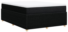 ΚΡΕΒΑΤΙ BOXSPRING ΜΕ ΣΤΡΩΜΑ ΜΑΥΡΟ 140X190 ΕΚ. ΥΦΑΣΜΑΤΙΝΟ 3285569