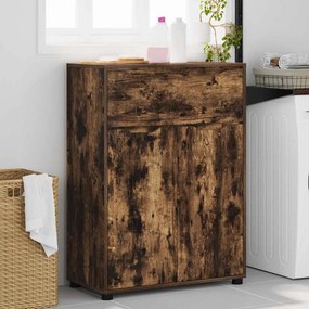 vidaXL Ντουλάπι Μπάνιου Καπνιστό Δρύς 72,5 x 36,5 x 100 εκ