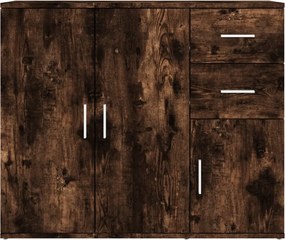 vidaXL Ντουλάπι Καπνιστή Δρυς 91x29,5x75 εκ. από Επεξεργασμένο Ξύλο