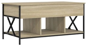 vidaXL Τραπεζάκι Σαλονιού Sonoma Δρυς 100x55x50 εκ. Επεξεργασμένο Ξύλο