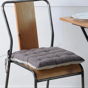 Μαξιλάρι Καρέκλας 2 Όψεων (35x35) S-F Duo Taupe/Lin CU1490314GAL