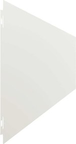 vidaXL Περιφράξεις γκαζόν 30 τεμάχια Λευκό από χάλυβα ψυχρής έλασης