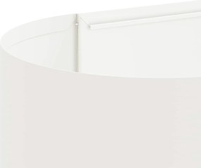 vidaXL Υψωμένο Κρεβάτι Κήπου Λευκό 280 x 40 x 40 εκ.