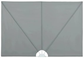 vidaXL Σκίαστρο Βεράντας Πλαϊνό Πτυσσόμενο Γκρι 300 x 150 εκ.