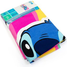 Παιδική Πετσέτα Θαλάσσης Microfiber (70x140) Dimcol Lilo & Stitch 188 Pink