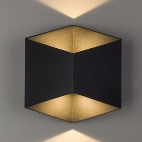 Φωτιστικό Τοίχου - Απλίκα Triangled 8142 17x17,2cm 2xLed 750lm 5W 3000K Black Nowodvorski