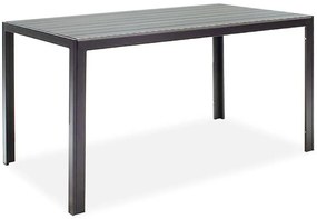 Τραπέζι Κήπου Nares 152-000003 140x80x72,5cm Anthracite