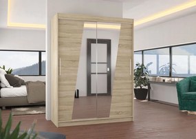 Ντουλάπα Veratti 150 συρόμενη-Drus anoixto