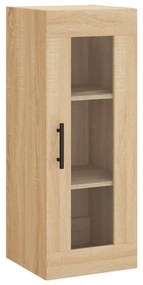 vidaXL Μπουφές Sonoma δρυς 34,5 x 34 x 180 εκ. από Επεξεργασμένο Ξύλο
