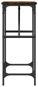 vidaXL Τραπέζι Κονσόλα Καπνιστή Δρυς 75x32x75 εκ. Επεξεργ. Ξύλο
