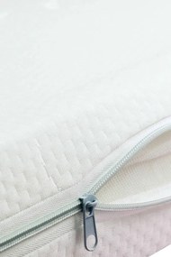 Stewehome Βαμβακερό θερμικό στρώμα παιχνιδιού και καλαθούνας λευκό 90x65x10 cm
