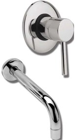 Μπαταρία Νιπτήρος Εντοιχισμού Stilo 13-1101 Chrome Gloria Μέταλλο