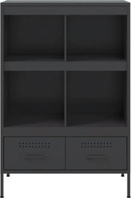 vidaXL Ντουλάπι Μαύρο 68 x 39 x 101,5 εκ. από Χάλυβα