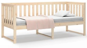 vidaXL Καναπές Κρεβάτι 75x190 εκ. από Μασίφ Ξύλο Πεύκου