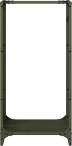 vidaXL Ράφι Καυσόξυλων 40x30x80 εκ. Χάλυβας ψυχρής έλασης