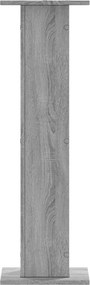 vidaXL Βάσεις Ηχείων 2 Τεμ. Γκρι Sonoma 30x30x95εκ. Επεξεργασμένο Ξύλο